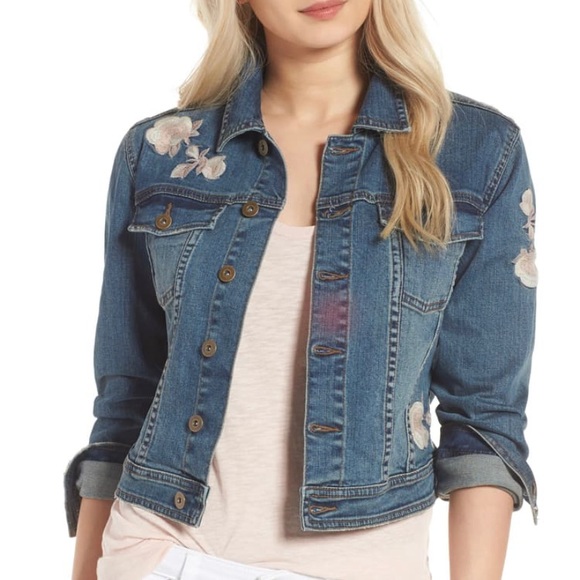 BILLY T RENADA EMBROIDERED DENIM JACKET - Picture 1 of 4